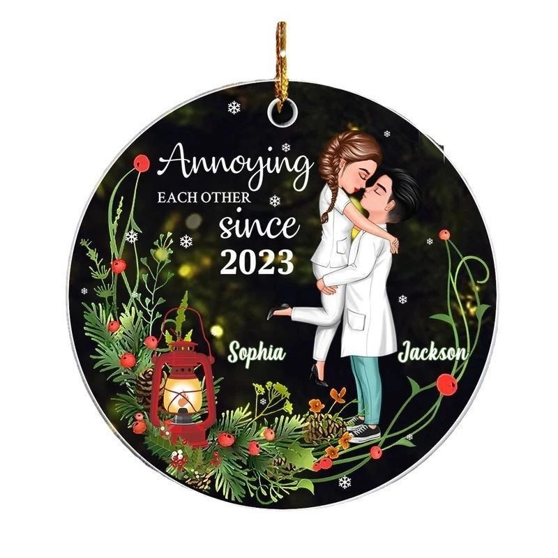 Christmas Acrylic Earrings Korean Pastoral Style | Jewelry & Accessories