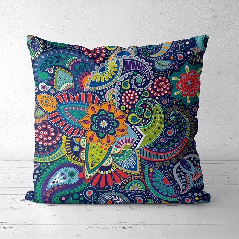 Vintage Printed Polyester Pillow Covers for Couch & Sofa | Home Decor Pillows