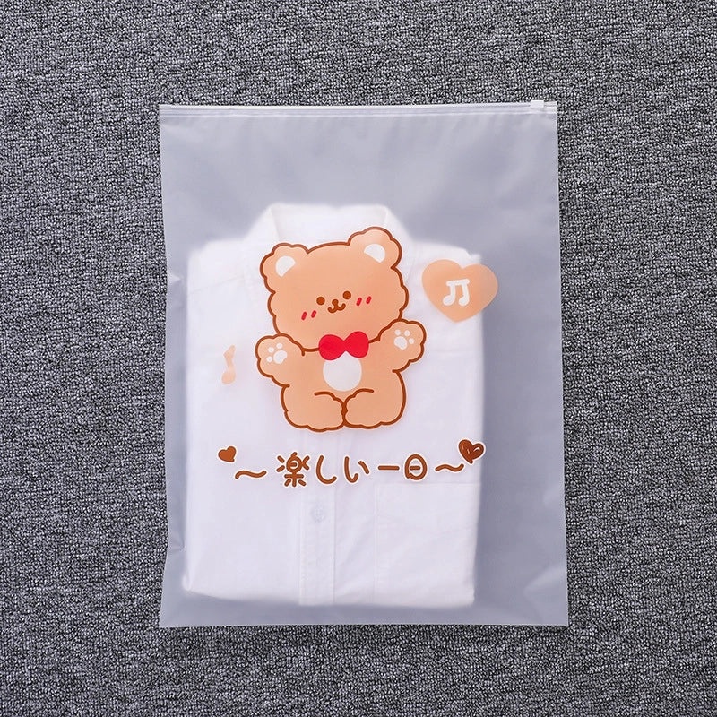 Adorable Cartoon Patterned PE Storage Bag for Daily Use|Home Storage & Organization