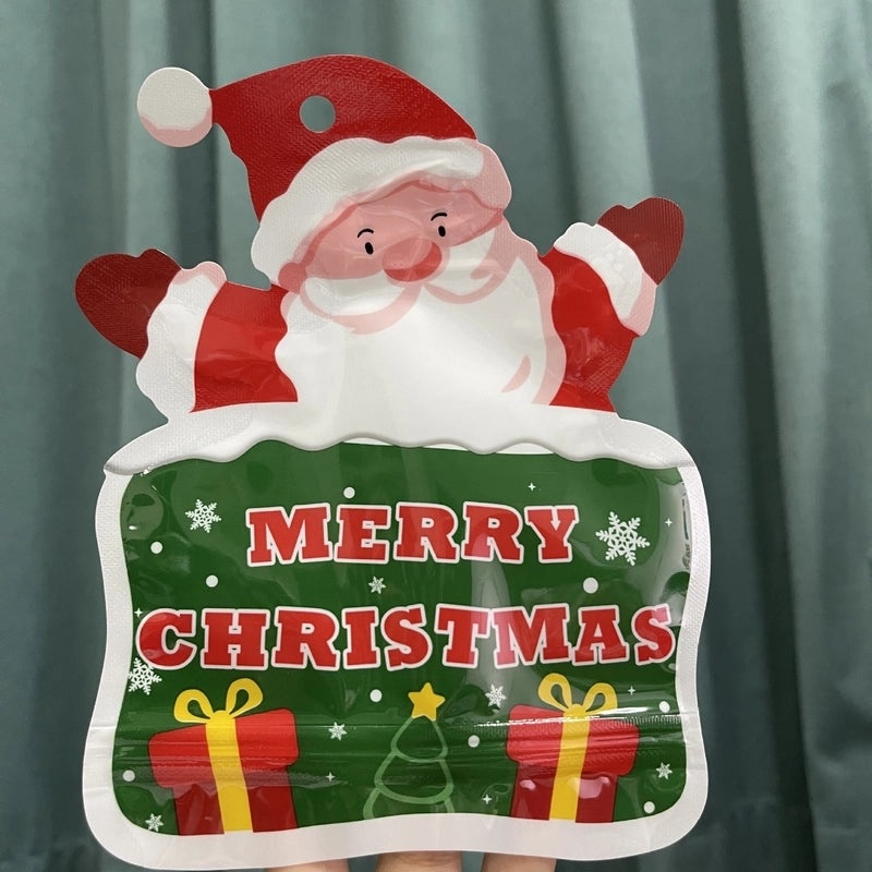 Cute Cartoon Christmas Gift Bags for Kindergarten & Mall | Holiday Packaging & Self-Sealing Bags