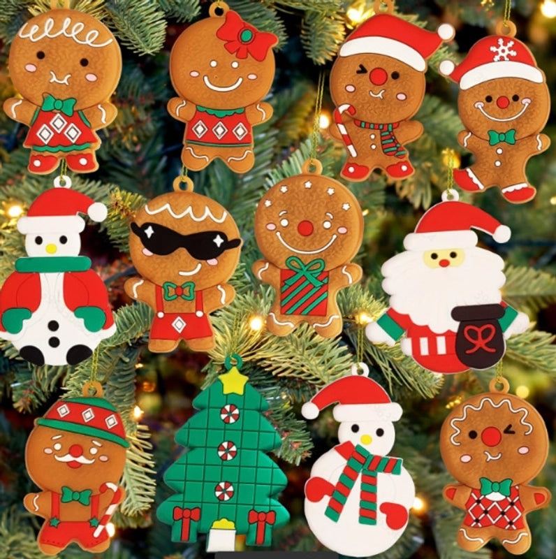 Christmas Gingerbread Man Pendant Ornament | Jewelry & Accessories