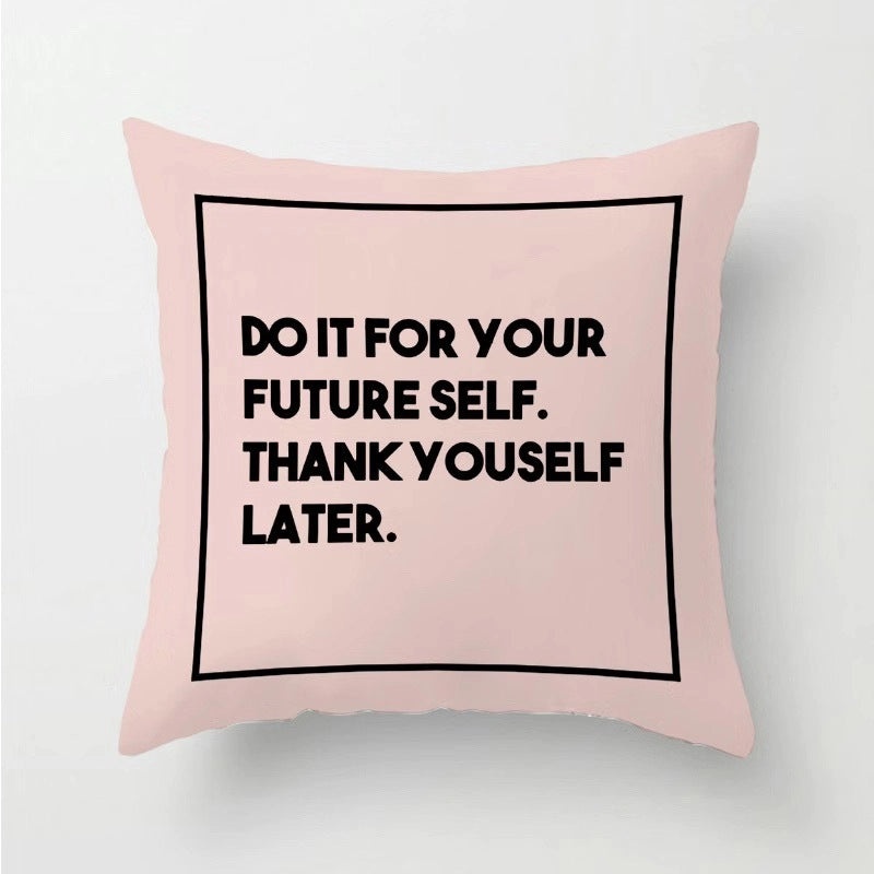 Minimalist Cross Letter Velvet Perfume Bottle Pillow Cover for Couch Sofa Decor|Home Decor & Accessories