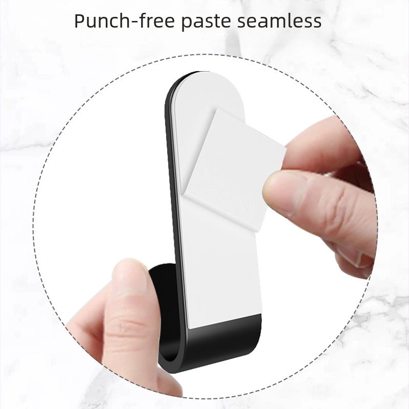 Strong Adhesive Hook Punch-Free Wall Mount Seamless Hanging Hook for Bathroom Kitchen Door | Home Storage & Organization