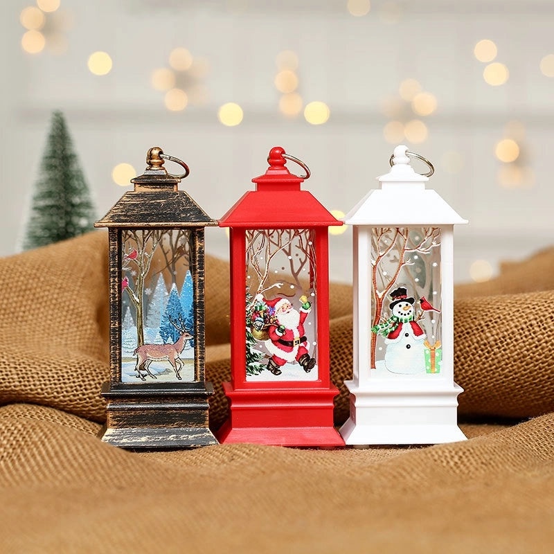 Christmas LED Mini Oil Lamp Decoration Portable Festive Light|Home Decor