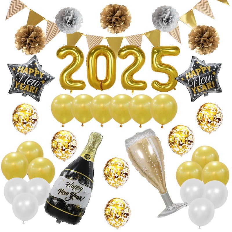 Minimalist Number Aluminium Foil Balloons for Vacation and Festival|Party Decorations Balloons