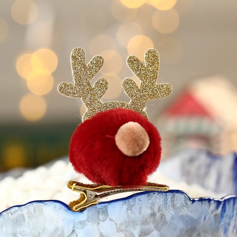 Christmas Reindeer Antler Hairpin for Kids | Christmas Accessories