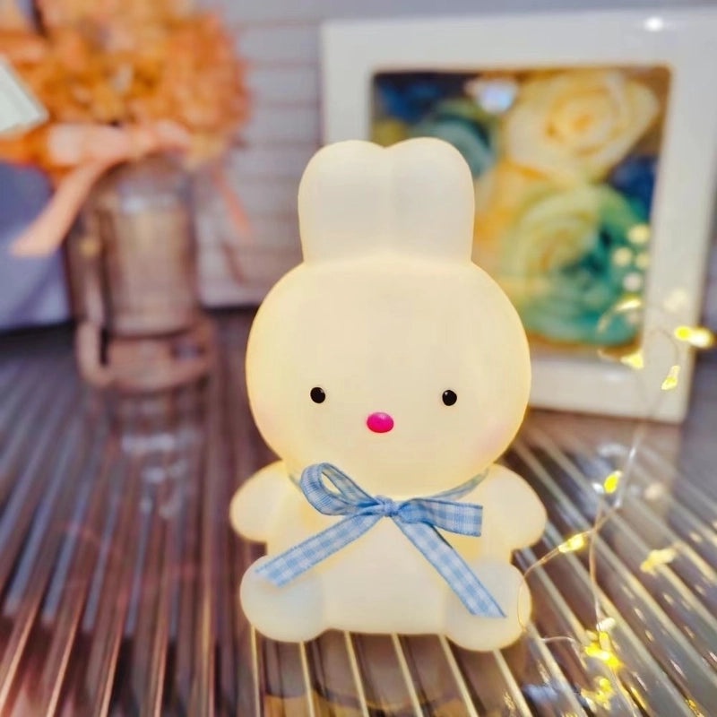 Adorable Bear and Duck Vinyl Night Lights for Indoor Birthday Decor|Home Decor Lighting