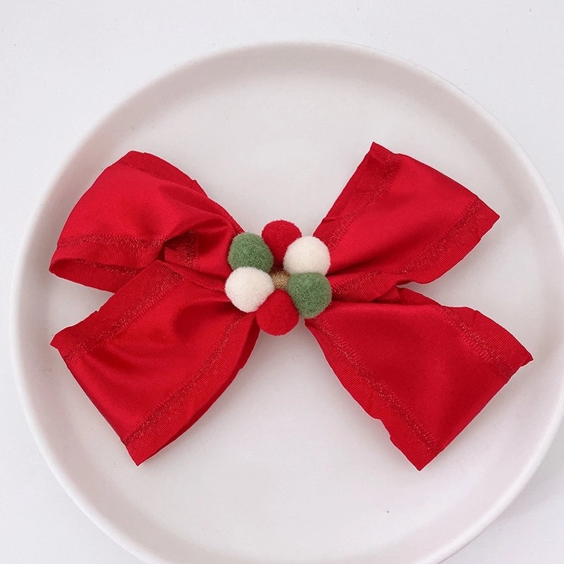 Christmas Bow Knot Hair Clip Cute Festival Party Accessory|Hair Accessories