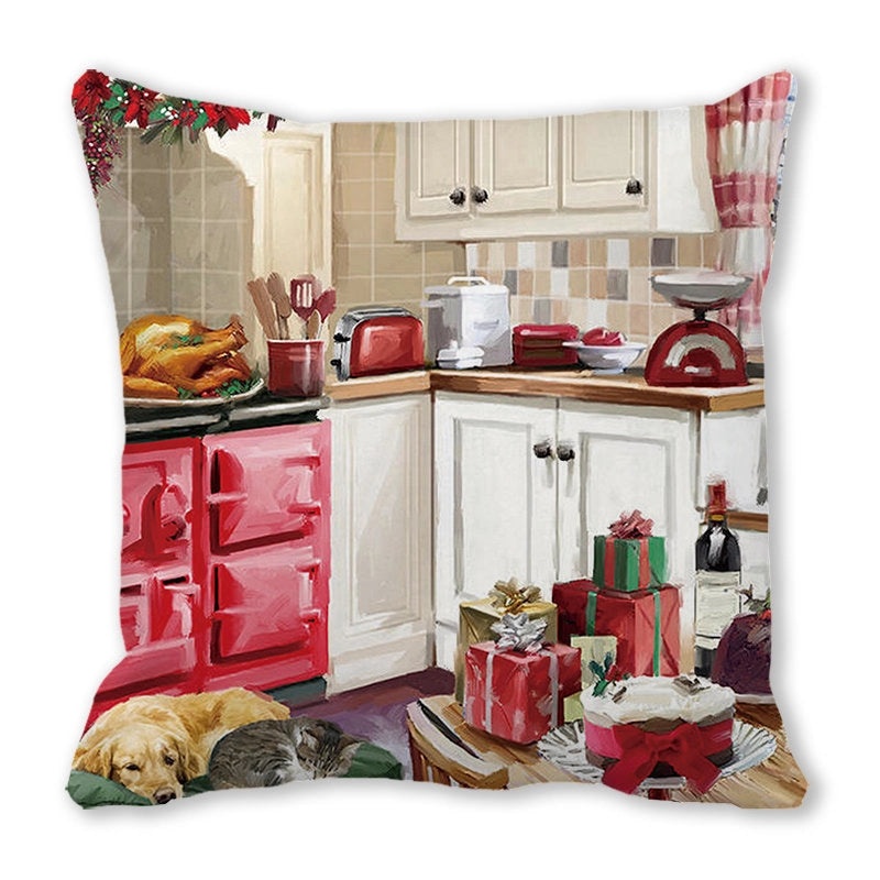 Festive Christmas Couch & Sofa Decorations for Holiday Home | Holiday Home Decor