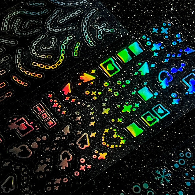 Star Heart Butterfly Cute Daily Pet Stickers Set|Home & Garden Accessories