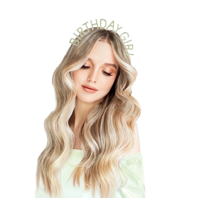 Stylish Birthday Girl Headband with Letter Design for Women | Hair Accessories