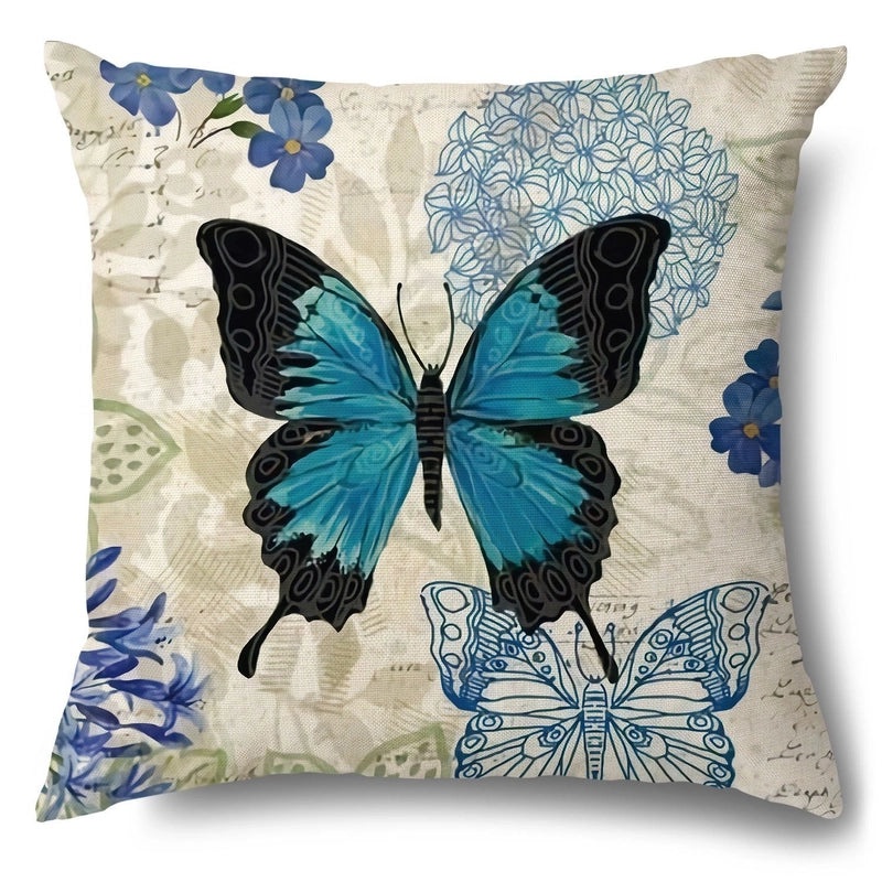 Trendy Animal and Floral Linen Pillow Covers|Home Decor Pillows