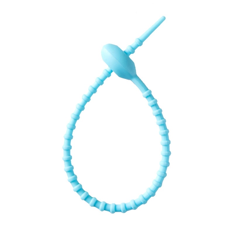 210mm Silicone Tadpole Cable Tie Organizer Keychain Pendant for DIY Jewelry Bags Lanyards|Accessories & Organizers