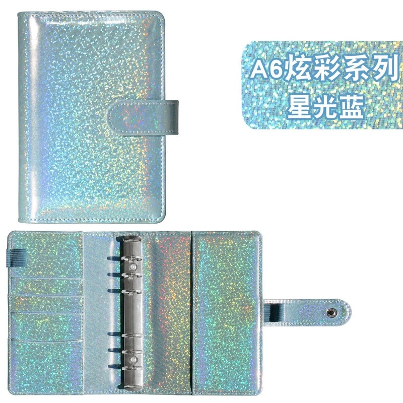 Classic A6 Pure Color Leather Loose-leaf Student Notebook | Stationery & Notebooks