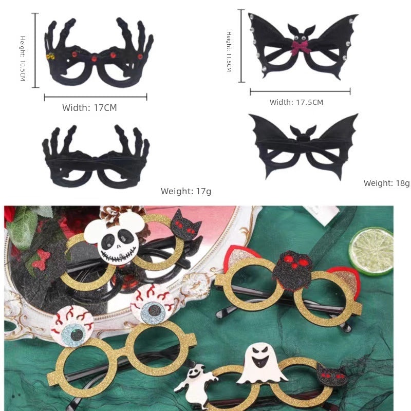 Festive Santa Claus Glasses Hairband for Christmas Halloween Valentine's Day Party|Accessories & Party Supplies