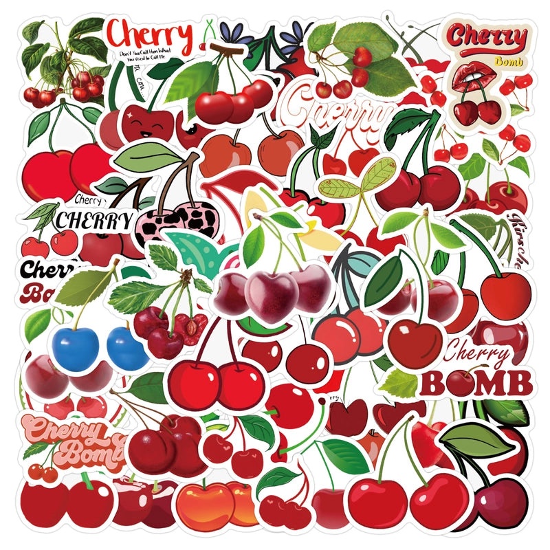 Charming Cherry Letter PVC Accessories Set|Jewelry & Accessories