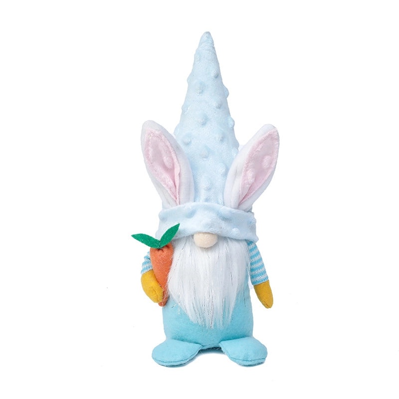 Easter Bunny Doll with Pointed Hat Cute Faceless Plush Ornament|Home Decor & Seasonal Decorations