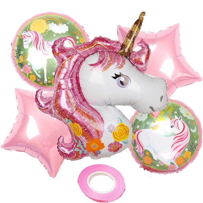Birthday Celebration Aluminum Foil Balloons 10 pcs | Party Supplies Balloons