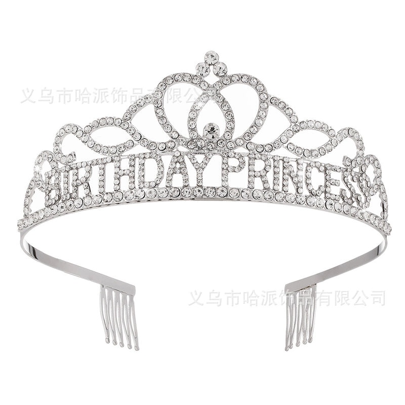 Birthday Princess Crown Jewelry Alloy Birthday Accessories|Jewelry & Accessories