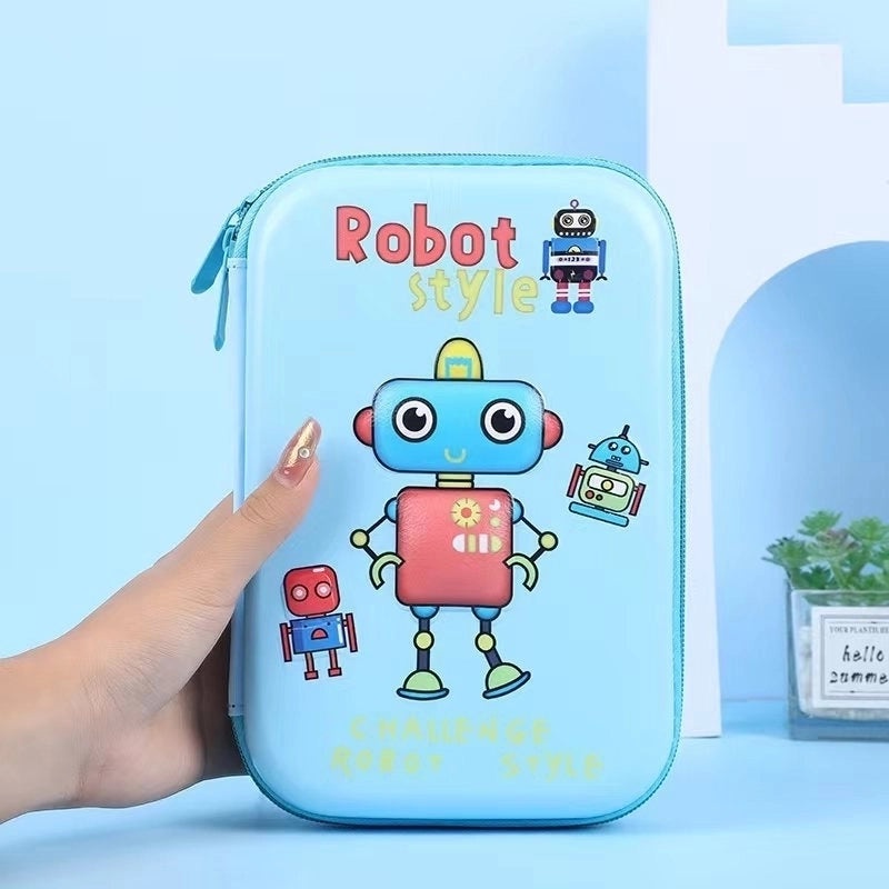 Cute EVA PU Cartoon Pencil Case for School Supplies | School Stationery