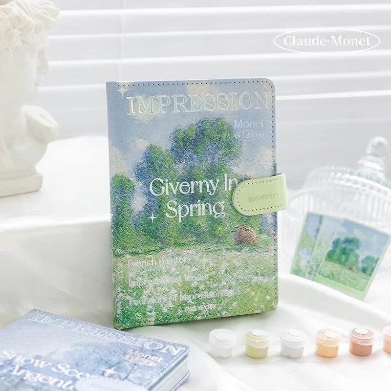 Sweet Pu Leather Landscape Notebook for School Learning | Stationery & Notebooks