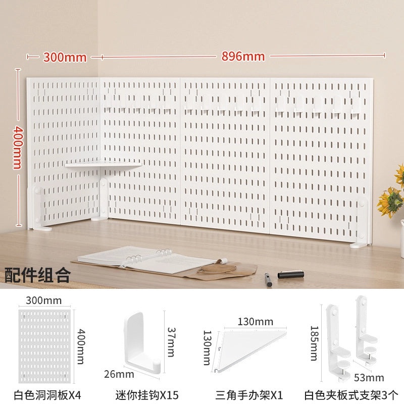 Multi-Functional Wall-Mounted Storage Rack No-Drill Hook Organizer for Kitchen Bathroom Dorm Entrance|Home Storage & Organization