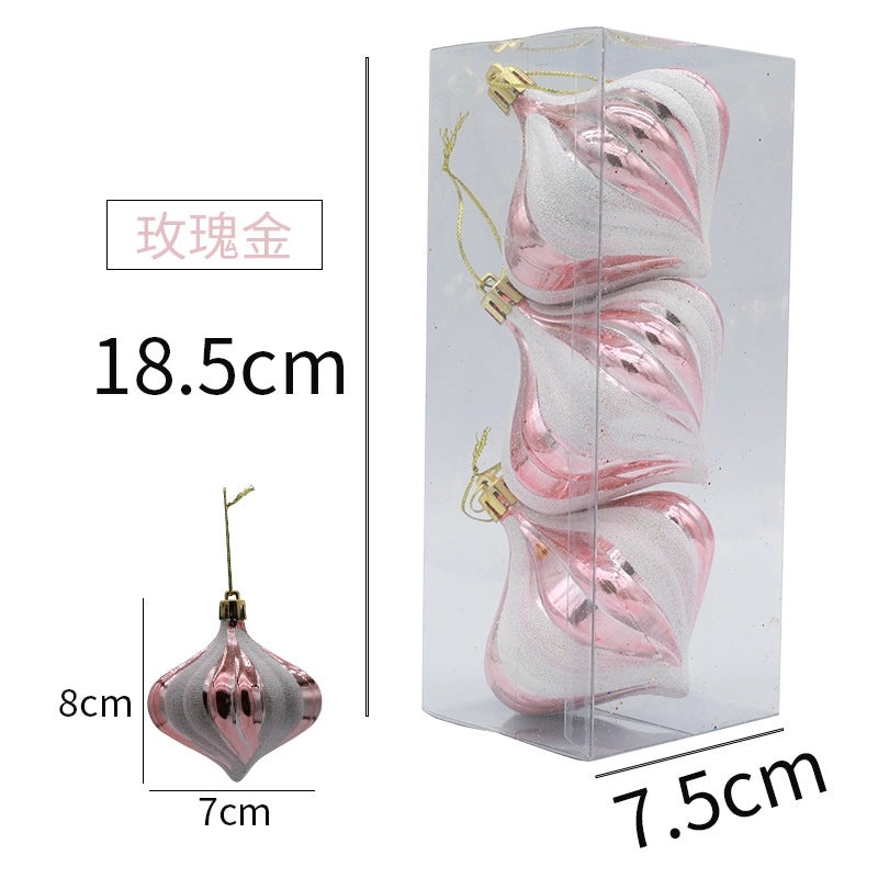 New Onion Ball Christmas Tree Ornament Pendant Decorative Holiday Home Decor | Christmas Ornaments