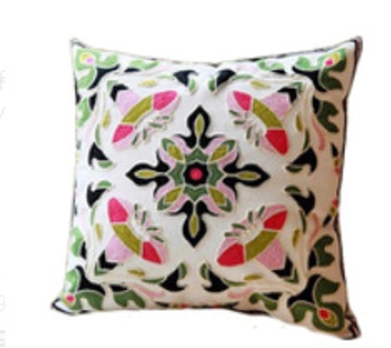 Tropical Floral Cotton Pillow Covers for Vacation Vibes|Home Decor & Bedding