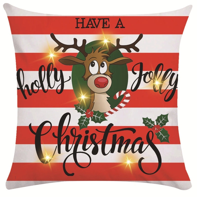 Festive Snowflake Throw Pillow Cover for Couch & Sofa | Home Decor Ornaments