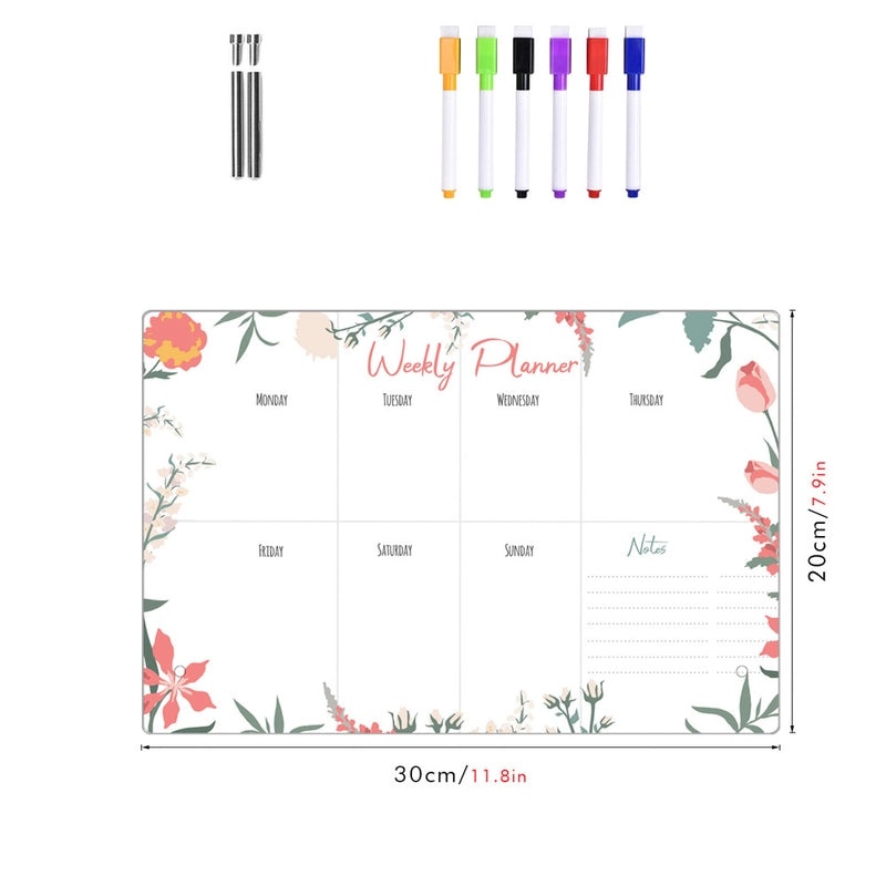 Tropical Style Cute Acrylic Handwriting Learning Board for Kids | Educational Toys