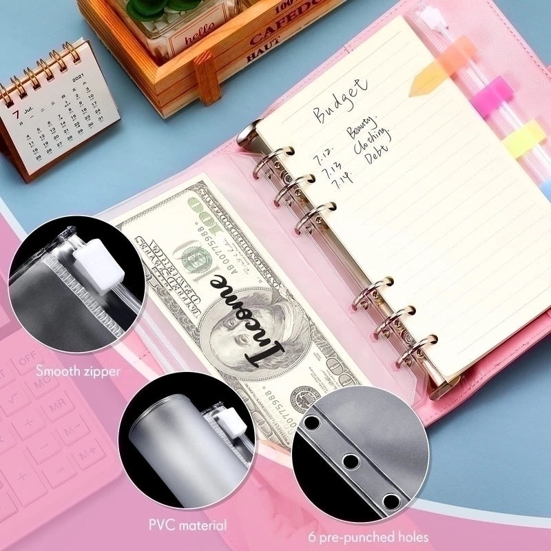 Colorful Macaron-Themed Loose-Leaf Budget Planner Sticker Set|Planner Accessories