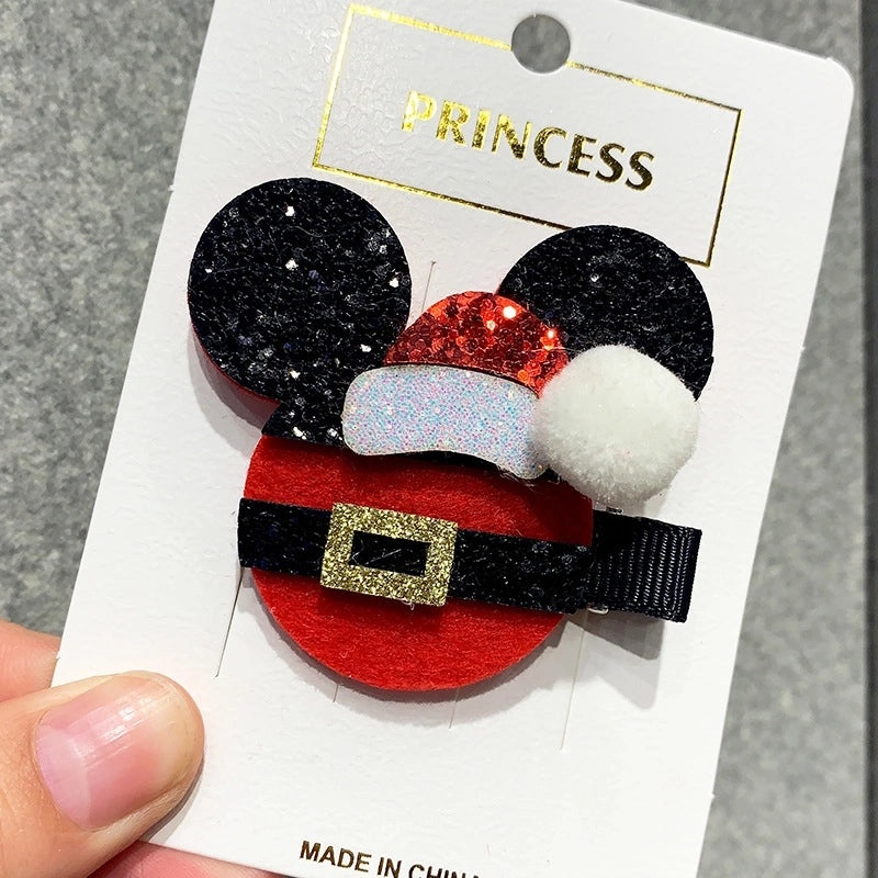 Christmas Bow Knot Hair Clip Cute Festival Party Accessory|Hair Accessories