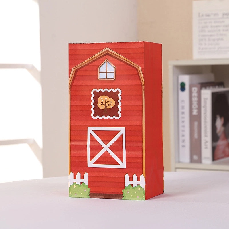 Adorable Cartoon-Themed Paper Party Gift Bags Perfect for Kids' Birthdays|Party Supplies