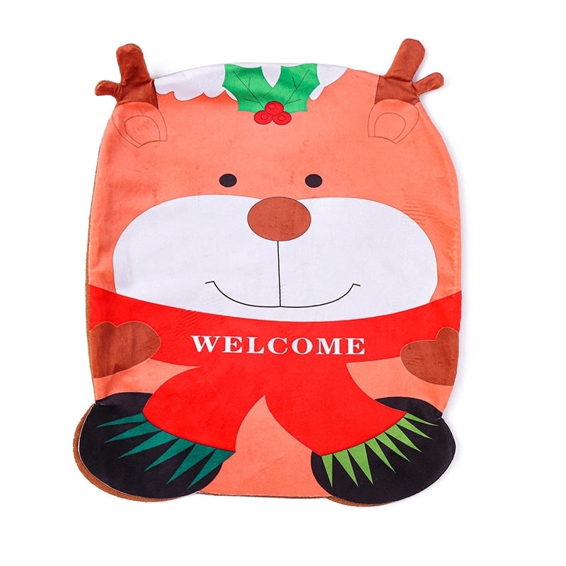 Christmas Snowman and Old Man Dining Chair Backrest Covers for Holiday Decoration|Home & Living > Holiday Decorations > Christmas Decorations