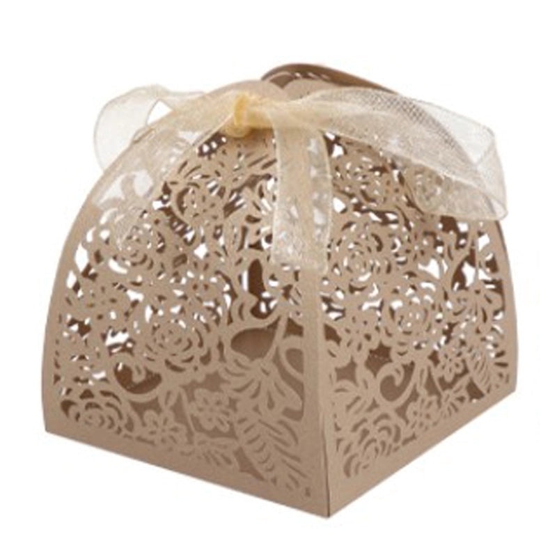 Romantic Floral Paper Gift Bags for Valentine's Day Wedding Banquet | Wedding Accessories
