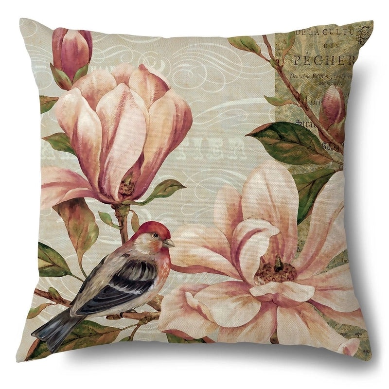 Trendy Animal and Floral Linen Pillow Covers|Home Decor Pillows