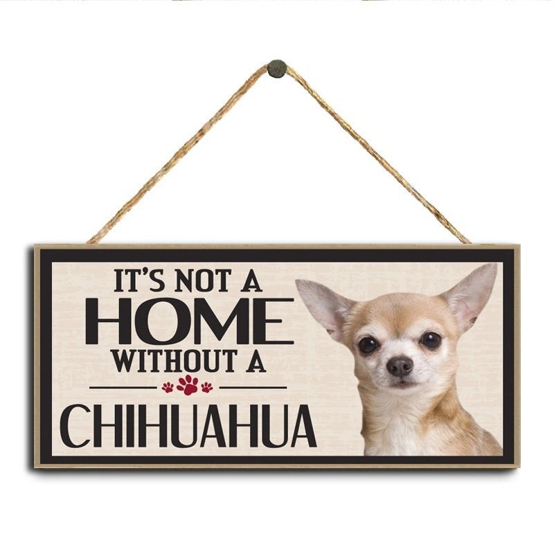 Wooden Dog Letter Plate Daily Use | Home Decor