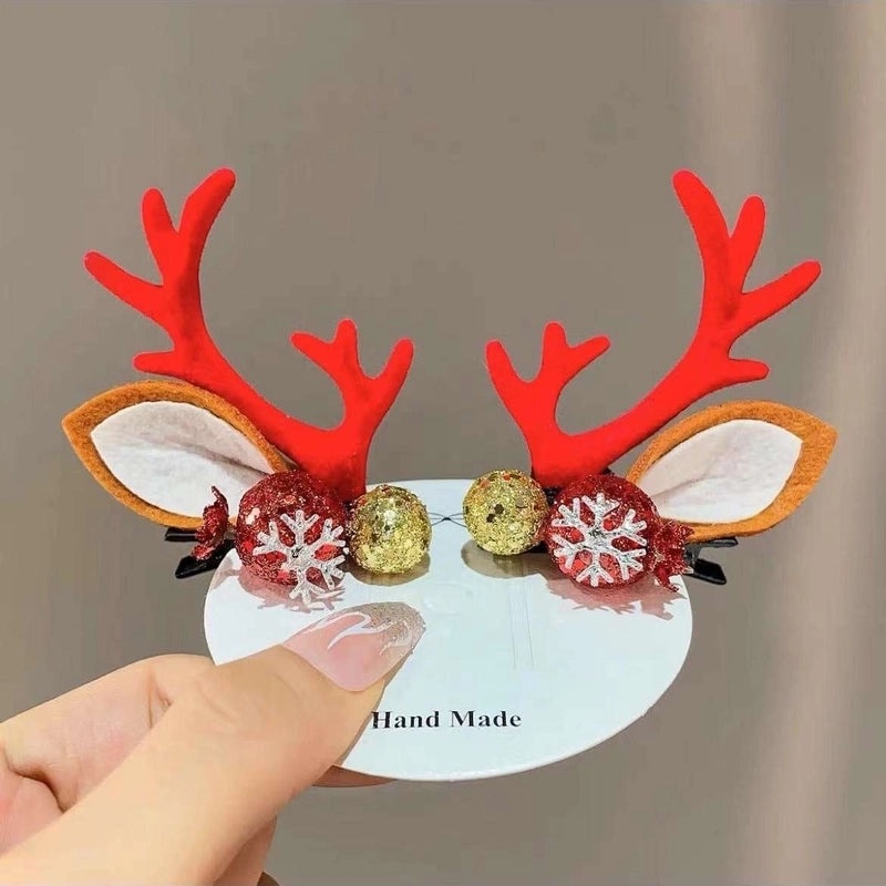 Festive Resin Antler Hairpin for Daily Wear|Hair Accessories