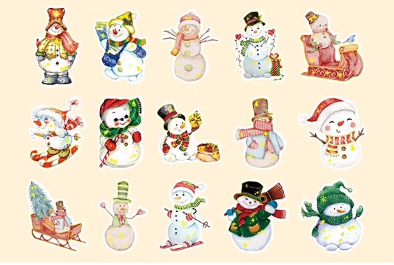 Christmas Cartoon Party Decorative Stickers Set 30PCS|Home & Living > Party Supplies > Decorations