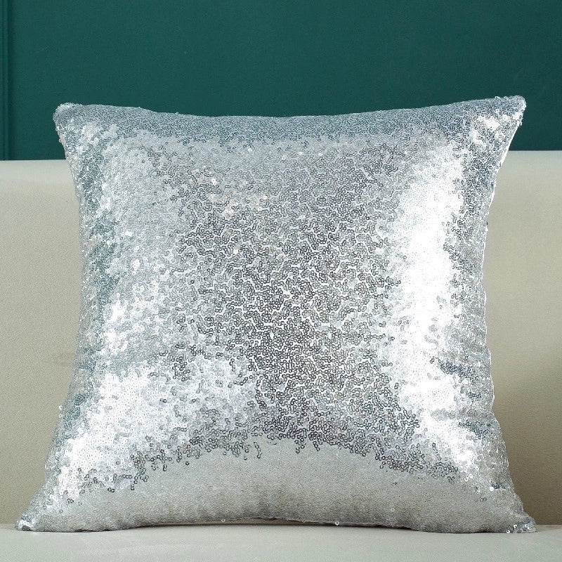 Elegant Vintage Solid Color Sequin Pillow Covers|Home Decor Pillows