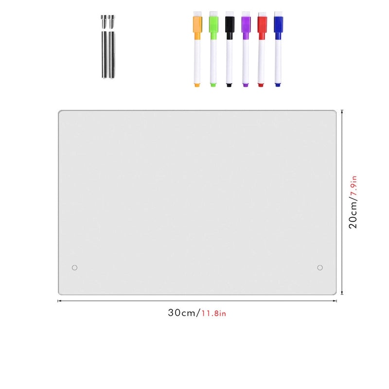 Tropical Style Cute Acrylic Handwriting Learning Board for Kids | Educational Toys