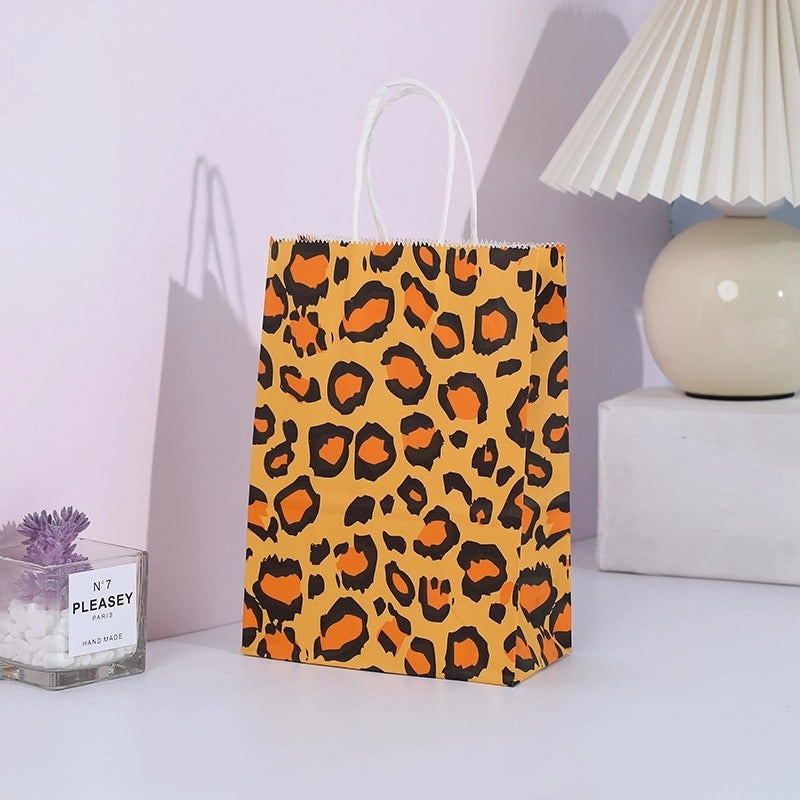 Cute Animal Print Kraft Paper Gift Bags for Children's Day|Party Supplies & Gift Bags