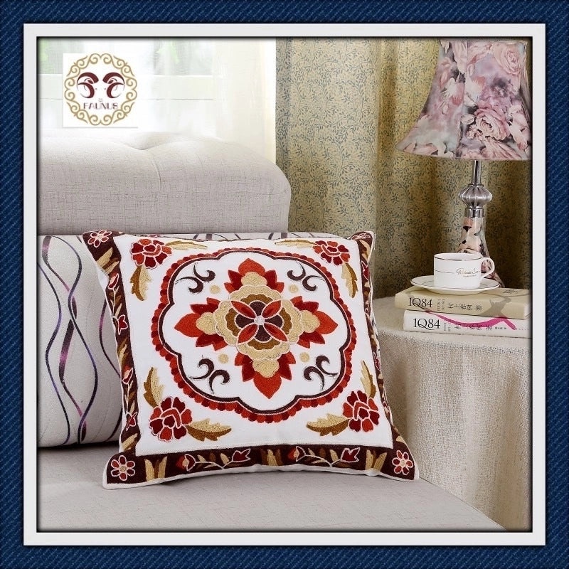 Tropical Floral Cotton Pillow Covers for Vacation Vibes|Home Decor & Bedding