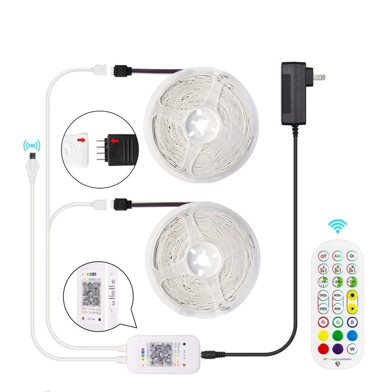 Geometric Synthetic Strip Lights for Party and Birthday Decor|Home Decor & Lighting