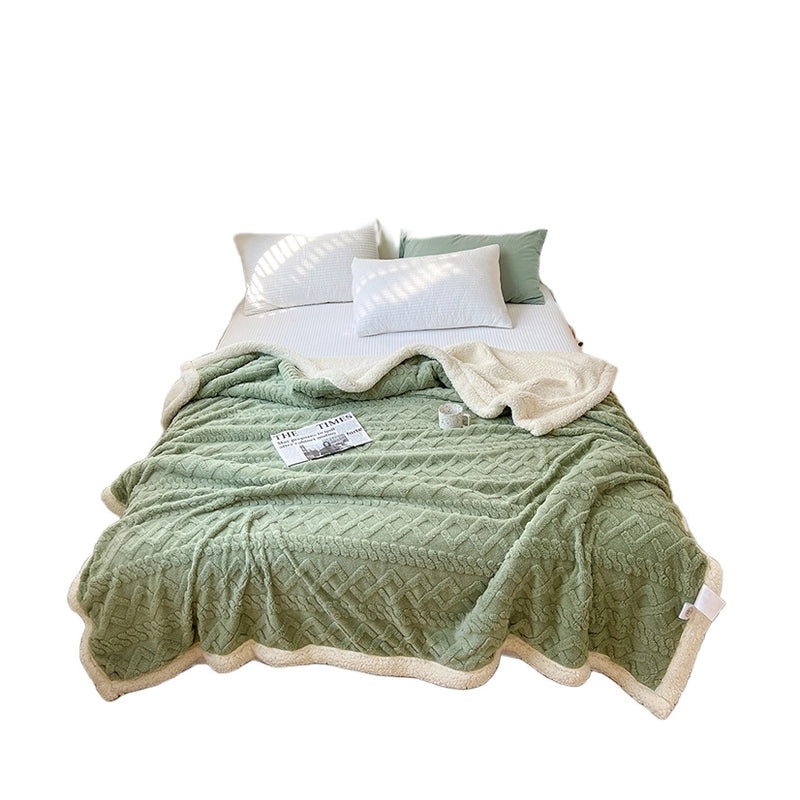 Cozy Soft Solid Color Polyester Throw Blanket|Home & Living Textiles