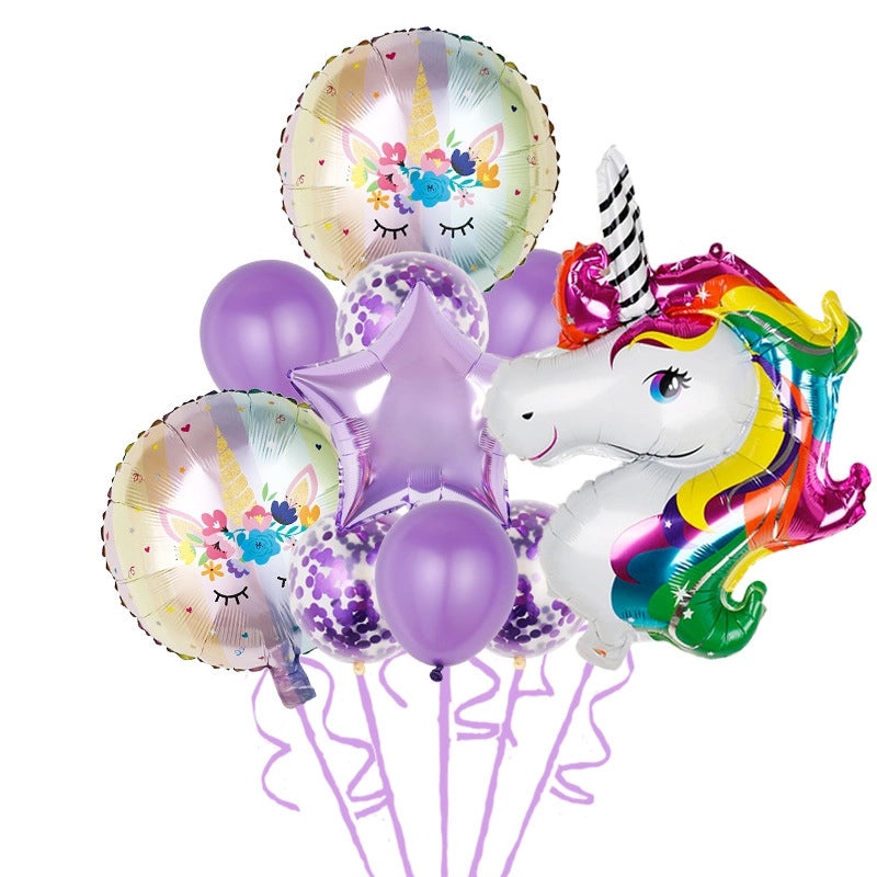Birthday Celebration Aluminum Foil Balloons 10 pcs | Party Supplies Balloons