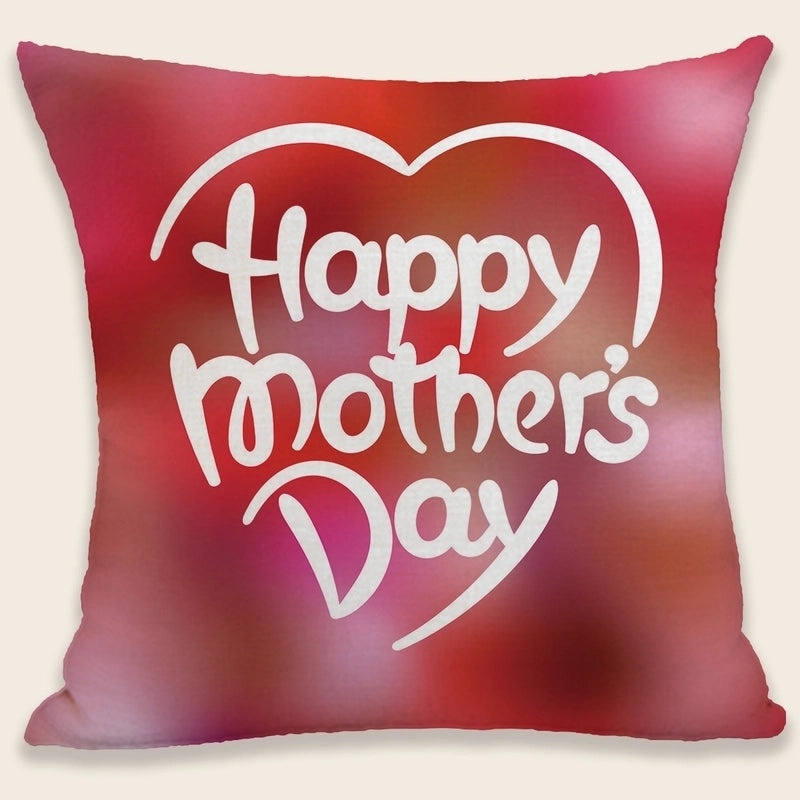 Mama Letter Plush Pillow Cases Minimalist Classic Style Soft Cushion Covers|Home Decor Pillows