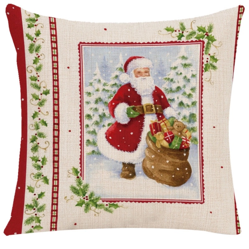 Adorable Santa Claus Letter Fiber Pillow Covers|Home Decor Pillows