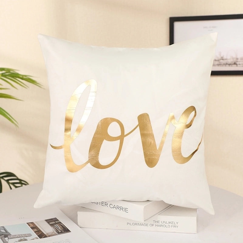 Elegant Initial Plush Cushion Covers|Home Decor