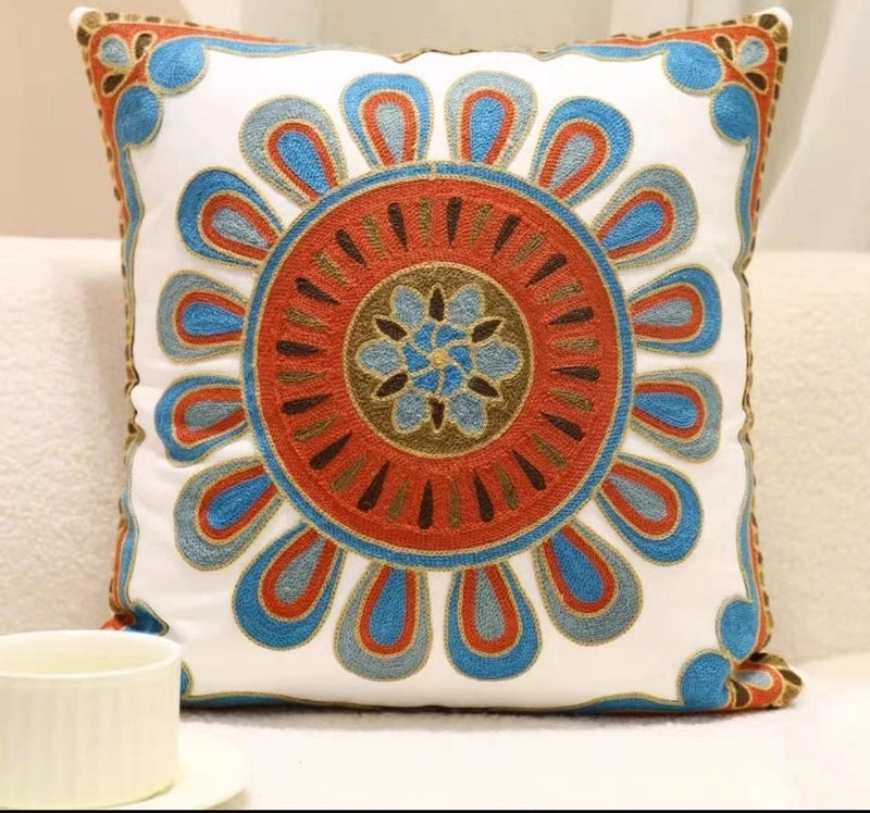 Tropical Floral Cotton Pillow Covers for Vacation Vibes|Home Decor & Bedding